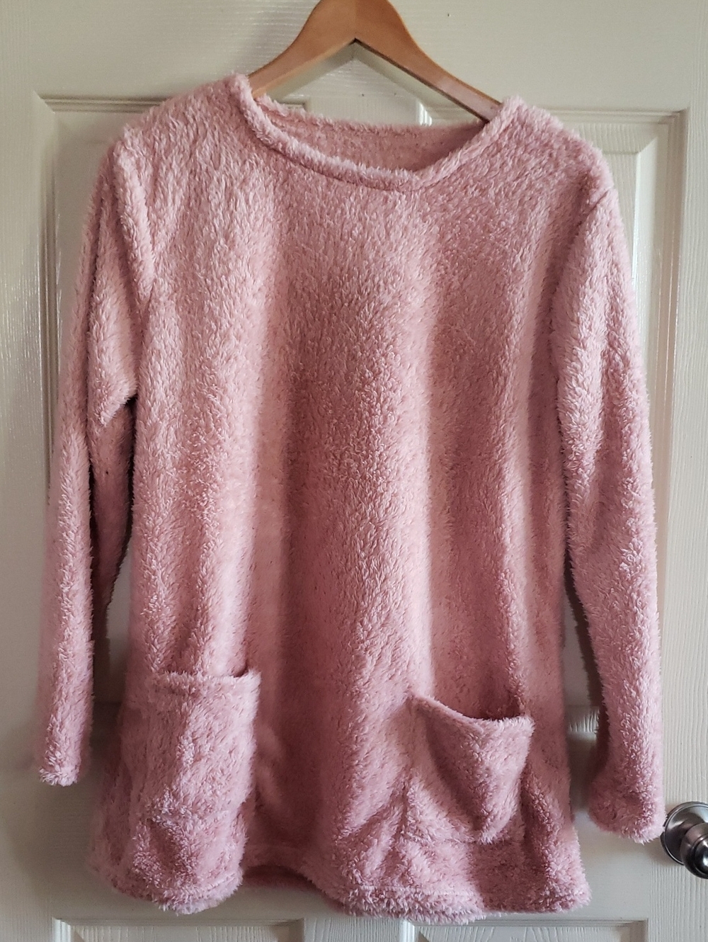 Fleece Cozy Plush Teddybear Pockets Long-Sleeve Fuzzy Pullover Tops 6PC Bundle - Picture 6 of 14